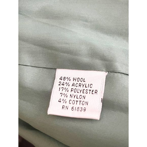 Vintage 1990's Lillie Rubin Tweed and Chiffon Two Piece Suit - Size 14 - Picture 7 of 7